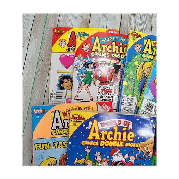 The Archie Library World Of Archie, Double Didest, Jumbo Comics Lot Of 9 Books - Picture 4 of 10